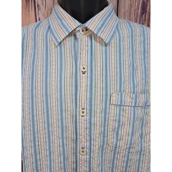 Tommy Bahama Jeans Island Crafted Modern Fit Mens Shirt Large - Picture 3 of 7